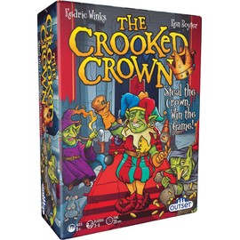 Outset Media The Crooked Crown - Steal The Crown, Win The Game! - for 3 to 6 Players Ages 8 and up