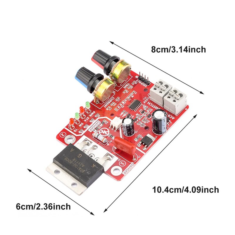 POFET Spot Welder Control Board 100A Digital Display Spot Welding
