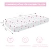 Bimocosy 2 Pack Cot Sheets 70x140cm, Soft Cotton Mattress Protector