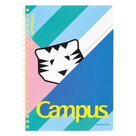 Kokuyo PT SV131WT5-2 Campus Soft Ring Notebook, PAPIER TIGRE, Squared Dot Ruled, A5, 50 Sheets