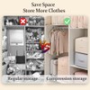 GMYIAK Self-Compression Organiser Bag,Ultra Space Saving Storage Bag For Clothes,Vacuum