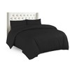 Sapphire Collection Plain Duvet Cover With Pillow Case Non Iron