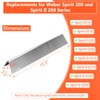 QuliMetal SUS304 7635 Flavorizer Bars for Weber Spirit E210, E220,