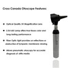 Cross Canada Physician LED Otoscope Diagnostic Set for Detection of