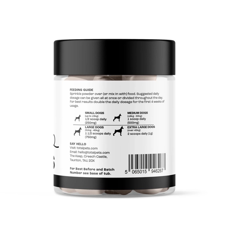 Puptons MSM Powder for Dogs 100g (200 scoops) | Puptons