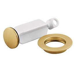 Moen 10709BG Replacement Bathroom Sink Drain Plug and Seat, Brushed Gold