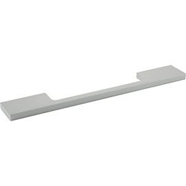OBF Grimme Agenor 8536420200 Furniture Handle Square Cupboard Handle Kitchen Handle Width 240 mm Natural Anodised Aluminium Silver Hole Spacing 160 mm