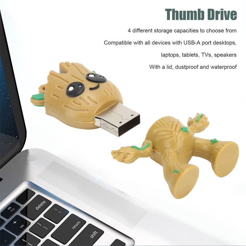 Cartoon U Disk Tree Man Doll Appearance High Speed Bulk