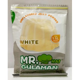 Mr. Hat Gulaman Unflavored Jelly Powder WHITE (4 Sachets x 25g) FREE SHIPPING!