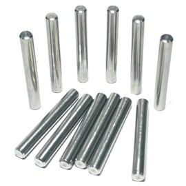 ZDingTech 12pcs 6mm x 45mm Dowel Pins Metal Dowel pins M6 6mm Shelf Pegs,Support Shelves,6mm x 45mm Metal Rod.304 Stainless Steel Wood Bunk Bed pegs