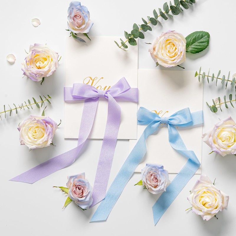 AOKSUNOVA Sage Green Ribbon Chiffon Ribbon for Gift Wrapping Flower