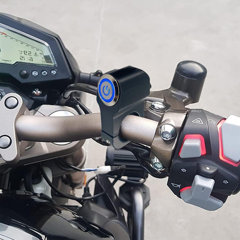 Handlebar Switches | Button Control Turn/Off | Waterproof Handlebar Mount,