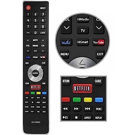 Smartby Remote Control Compatible with Hisense Smart TV 40H5 XV5849 32H5B 40H5B 48H5 50H5B 50H5G 50H5GB 32K20DW 32K20W 40K366WN 50K610GWN 55K610GWN Replacement for Hisense EN-33926A