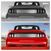 KAKABAS Tail Light Cover Trim Frame, Carbon Fiber Protective Frame