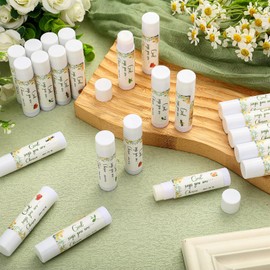 Siifert 50 Pcs Christian Lip Balm Bulk Bible Verses Lip Balm Scripture Christian Gifts for Women Faith Religious Church Party Favor Inspirational Gift for Valentines Mother Teacher Nurse (Fresh)