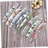 Baluue 10pcs Double-sided Nail Files for Manicure and Pedicure Half-moon