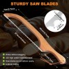 HAOIOKSC Bread Slicer for Homemade, 15.7 In Wooden Sourdough Knife-
