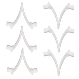 ATIE Butterfly Pool Clips - 6 Pack Attachment Clips for Swimming Pool Brush, Skimmer, Vacuum, Mini Jet Vacuum, Telescopic Pole