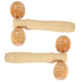 KOMBIUDA Hand Massager Tool Wood Facial Roller for Soreness Relief for Full Body Massage
