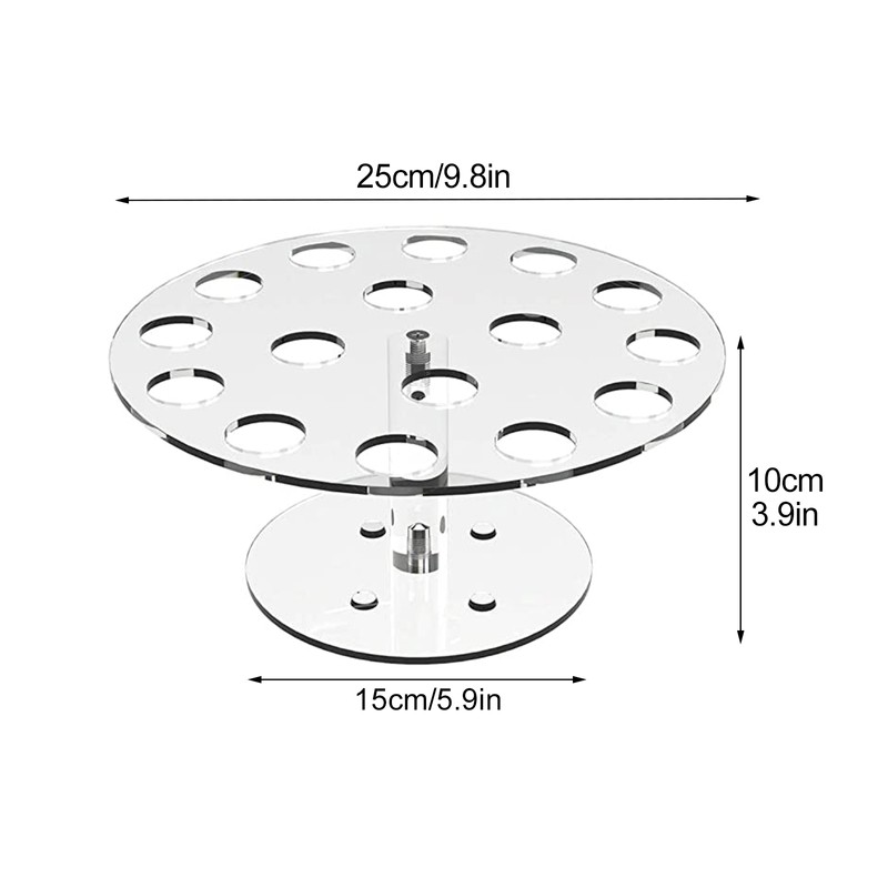 Acrylic Ice Cream Cone Bracket Popcorn Cone Display Rack