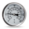 magnetic surface pipe dial thermometer - ideal for radiators
