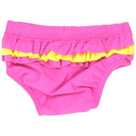 Baby Banz Baby-Girls Infant Uv Swim Diaper Sun Blossom Ruffle, Sunblossom, 3-6 Months