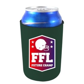 Fantasy Football Future Champ Collapsible Can Coolie Hunter Green