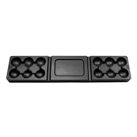 Turbo Dork Non-Stick Silicone Paint Palette, Large Black