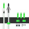 TIGER ARCHERY 34inch Bowfishing Arrows Solid Fiberglass Shaft with Broadhead