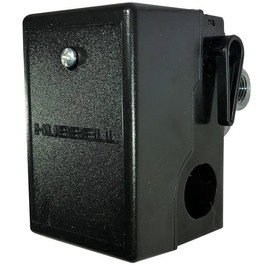 115-150 PSI, Heavy Duty American Made Air Compressor Pressure Switch, Includes Rotating Unloader and On Off Lever, Four 1/4" NPT Ports, Made in USA