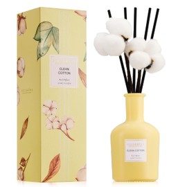 COCORRÍNA Eucalyptus & Wild Mint Reed Diffuser – 6.76 oz Essential Oil with Sticks & Dried Eucalyptus, Home Fragrance for Bedroom or Bathroom Décor