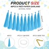 MECCANIXITY 40Pcs Tassel Garland Banner Tissue Paper for Streamers Party