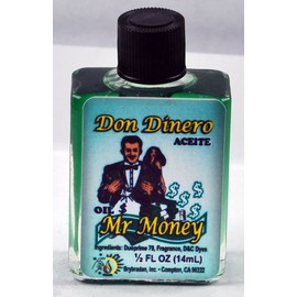 MW MW 12 PCS BRYBRADAN MR.MONEY SPIRITUAL OIL DON DINERO ACEITE ESPIRITUAL -1/2 FL OZ 14.7ML