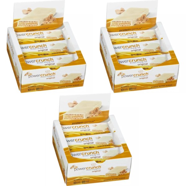 Power Crunch 3 PACK Power Crunch Protein Energy Bar Flavor