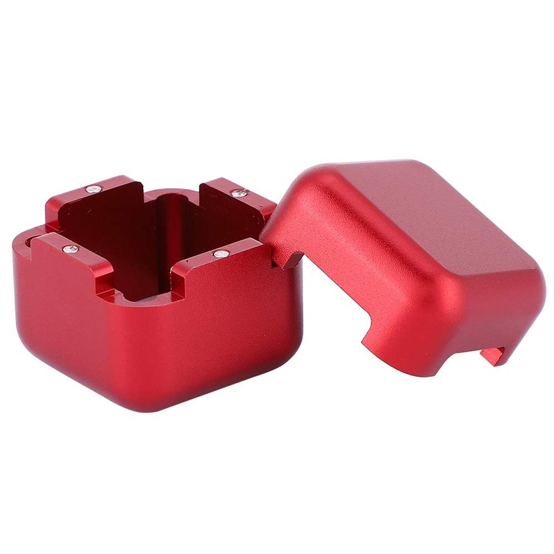 QANYEGN Tip Chalk Holder, Billiard Cue Billiard Accessory, Aluminum Portable