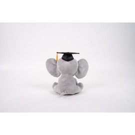 Made By Aliens Graduation Plush Toy 2025 – Soft Stuffed Animal Plush with Cap & Diploma/Gown/Sash – Graduation Gift for Kids Preschool Kindergarten College Achievements (Elephant with Cap & Diploma)