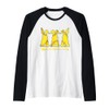 Funny Softball Sports Easter Bunny Rabbits Easter Day Raglan Baseball