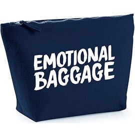 Hippowarehouse Emotional Baggage printed make up cosmetic wash bag 18x19x9cm