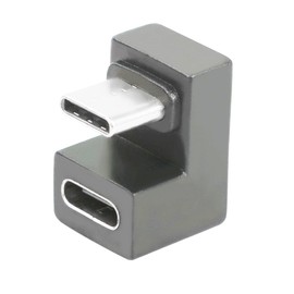 FENGHAISHUN Type-C U-Shape Adapter USB3.1 C Connector 180 Degree Male to Female Charging Coupler 10Gbps 4K60Hz for Tablet Laptop USB-C Phone