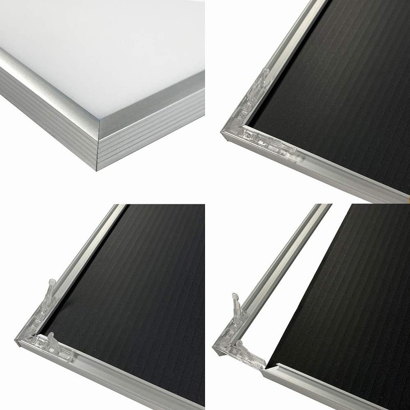 A.P.J. アルミポスターフレーム/フィットフレーム A4サイズ（210×297mm）シルバー