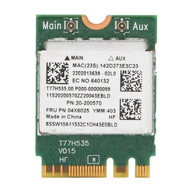 Dilwe NGFF M.2 PCI-E RTL8723BENF RTL8723BE Portable WiFi Network Card for Laptops, FRU 04X6025 300M WiFi Network Adapter for B40-30 N40-70 for Win 7 Win 8 Win 10 Linux