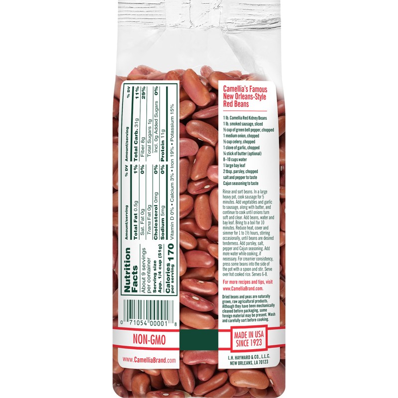 Camellia Brand Dried Red Kidney Beans – Premium Non-GMO Dry