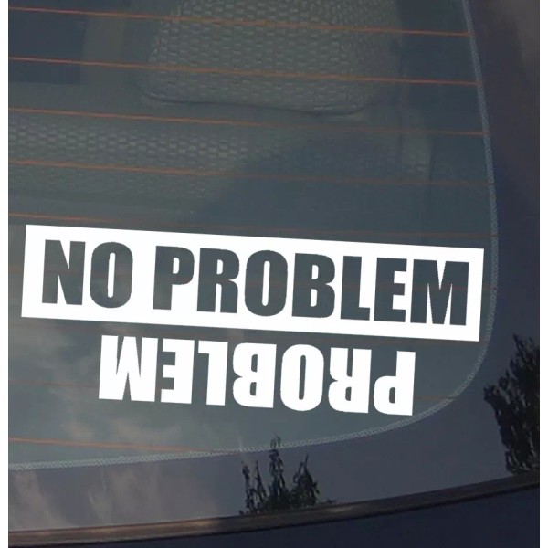 OwnTheAvenue No Problem Funny Bumper Sticker Decal Off Road 4x4