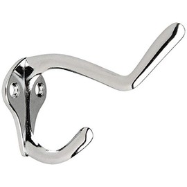 Cosmas 5 Pack 32188CH Polished Chrome Coat & Hat Hook