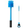 MOSOLAN 2-in-1 Water Bottle Brush and Straw Cleaner Brush, Long