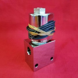 Hop Shop LOWRIDER HYDRAULICS Chrome Delta Dump 3 Port 3/8''npt