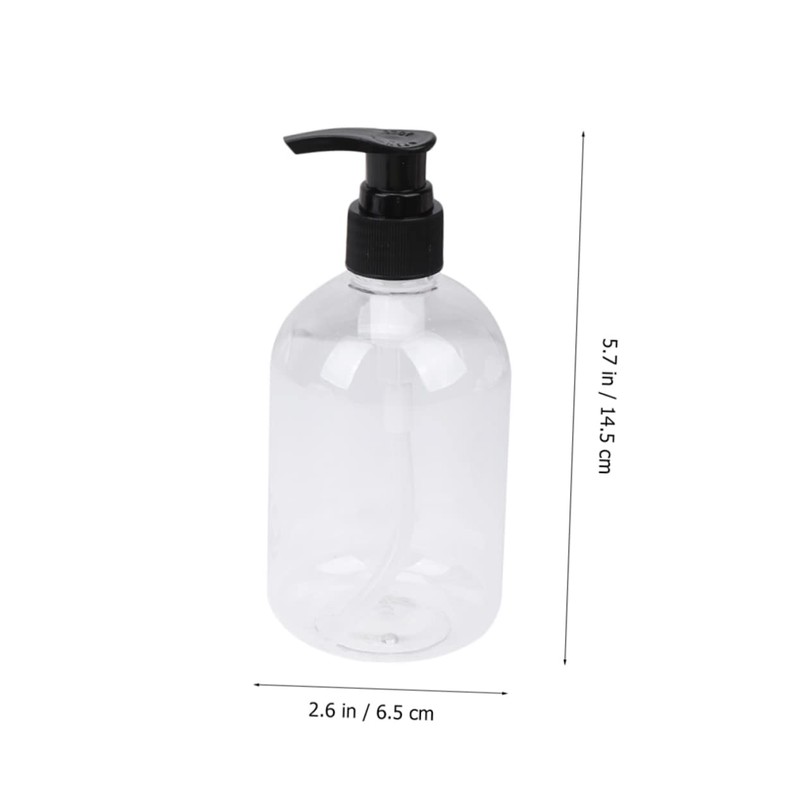 NOLITOY Multi-Purpose 350ml Lotion Jars Reusable Toiletry Bottles Travel-Friendly Containers