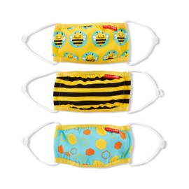 Skip Hop Kid's Face Mask, Zoo Bee, 3pk