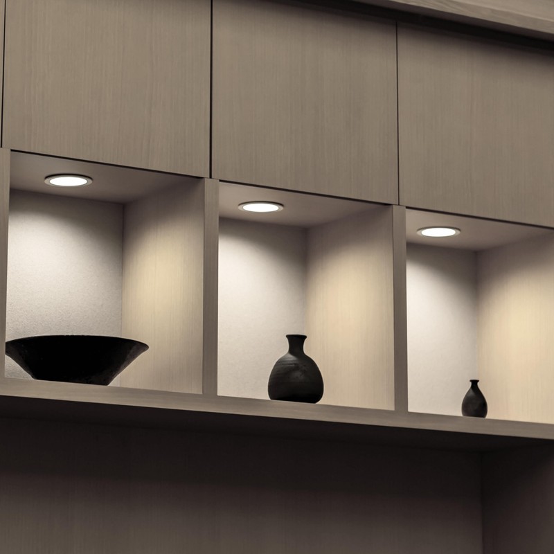 ADAKAT full metal recessed spotlight G4 12V, glass cover