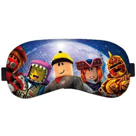 Children's Sleeping Mask, Eye Mask, Sleeping Mask, Children's Girls Cartoon Design, Sleeping Mask, Soft and Skin-Friendly, Adjustable, for Improving Sleep Quality, Eye Cover for Boys and Girls